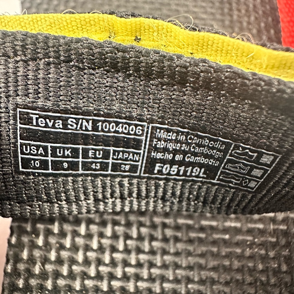 Teva Universal Sandal 90s Multi‎ Sz 10 - Picture 4 of 6